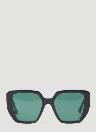 Gucci Oversized Logo Sunglasses Black guc0245251