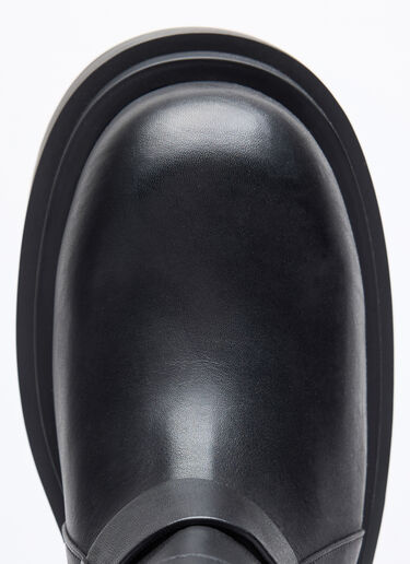 Rick Owens Knee-High Pull-On Begun Boots Black ric0157028