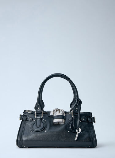 LN-CC® - Chloé: Paddington Full-Grain Leather Shoulder Bag - Black Chloé Paddington Full-Grain Leather Shoulder Bag Black chl0265047
