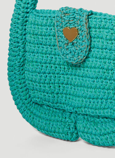 Marco Rambaldi Handmade Crochet Handbag Green mra0250023