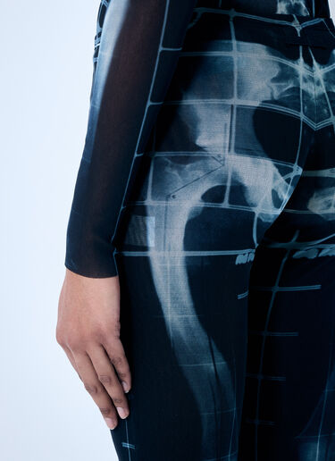 Jean Paul Gaultier スケルターメッシュパンツ  ブラック jpg0259017