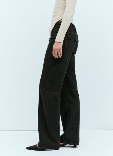 La De Nimes Caraco ジーンズ Jacquemus La De Nimes Caraco ジーンズ ブラック jac0254026