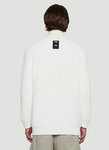 Yohji Yamamoto Turtleneck Sweater White yoy0142012
