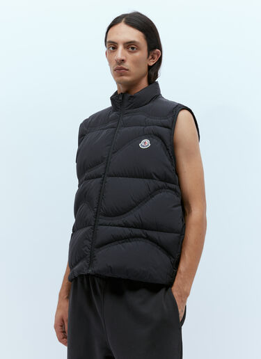 Moncler ベイダイヘベスト ブラック mon0155020