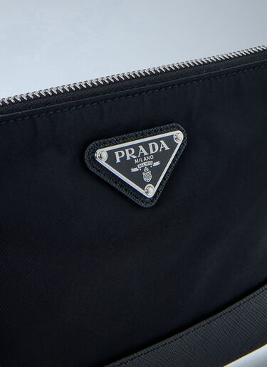 LN-CC® - Prada: Compact Crossbody Bag - Black Prada Compact Crossbody Bag Black pra0166022