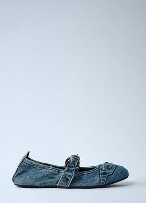 Balenciaga City Ballerina Flats Blue bal0262012