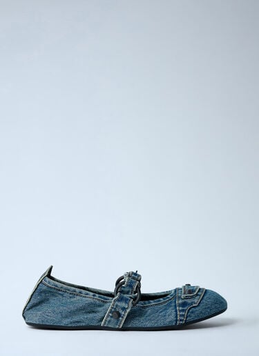 Balenciaga City Ballerina Flats Blue bal0262012