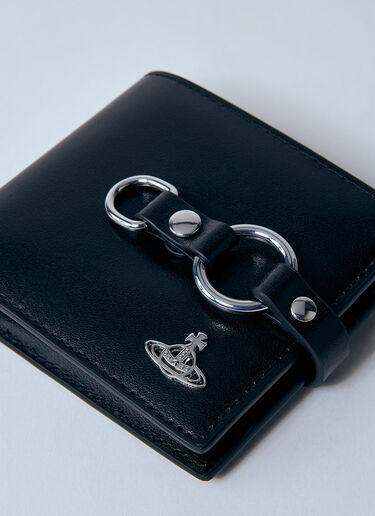 Vivienne Westwood Man. Bondage Bi-Fold Wallet Black vvw0159011