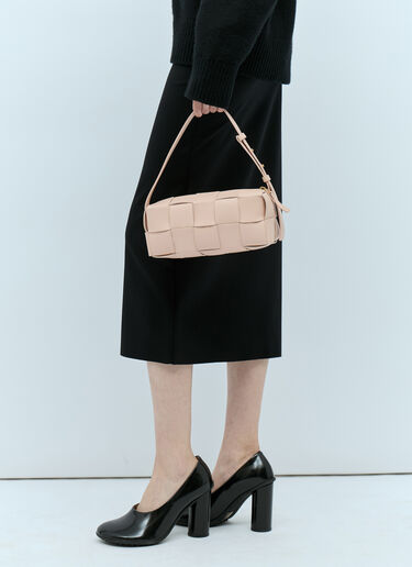 Bottega Veneta スモールブリックカセットショルダーバッグ ピンク bov0255060