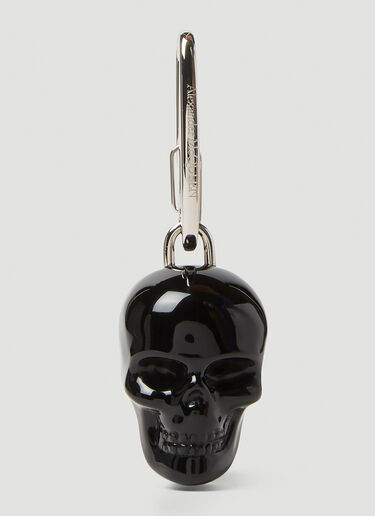 Alexander McQueen Skull Keyring Black amq0148052