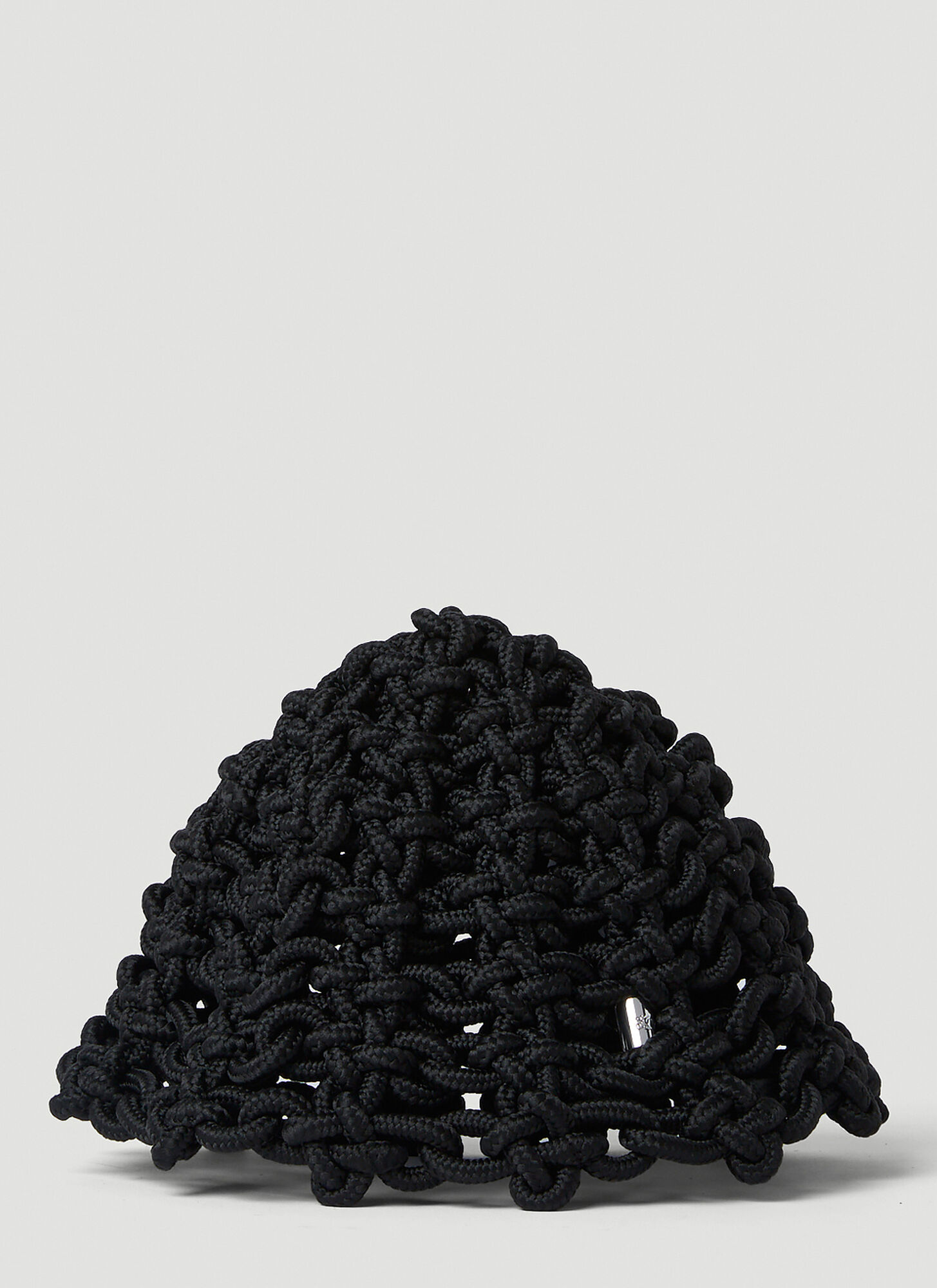 Kara Knot Beanie Hat In Black