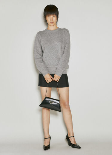 Wool And Cashmere Sweater Prada Wool And Cashmere Sweater Grey pra0254047
