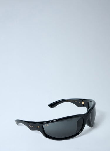 A$AP Rocky x Ray-Ban Ultra Wrap 003 Sunglasses Black lar0362004