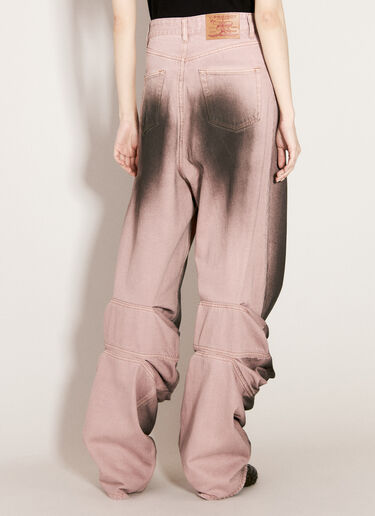 Y/Project Draped Cuff Jeans Pink ypr0255022