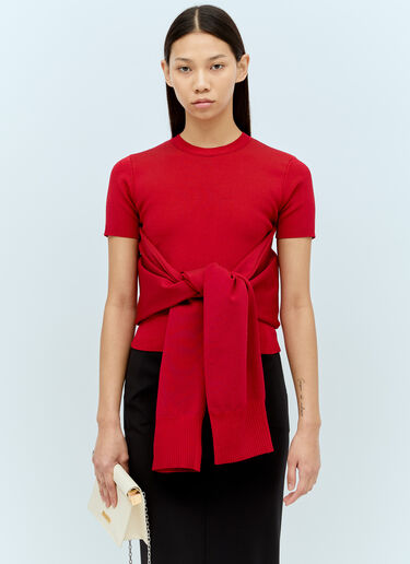 Jacquemus Le Haut Rica T-Shirt Red jac0256032