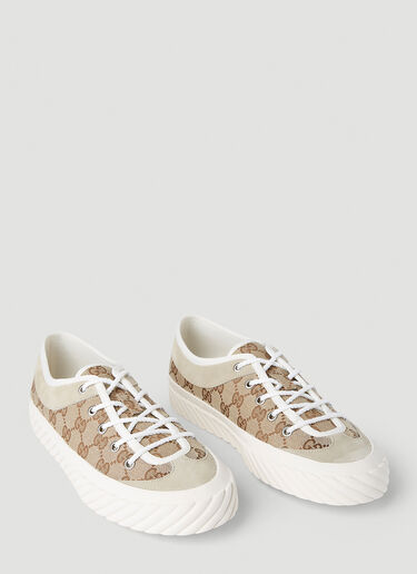 Gucci Monogram Sneakers Beige guc0152315