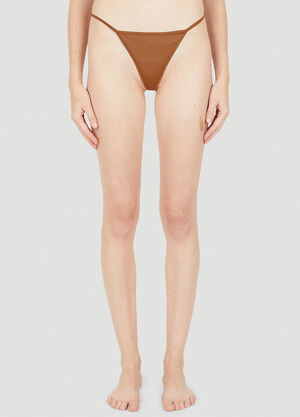 Dolce & Gabbana Logo Plaque Thong Black dol0257001