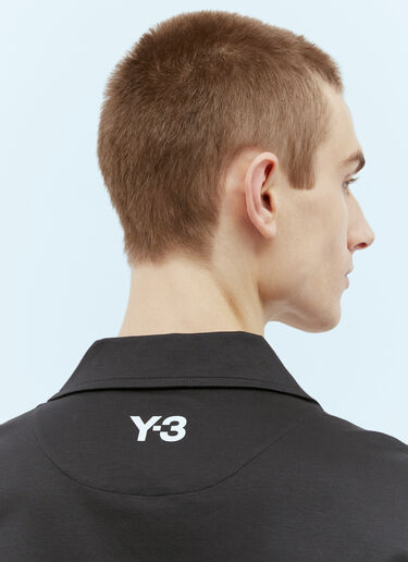 Y-3 x Real Madrid Logo Print Polo Shirt Black rma0156009