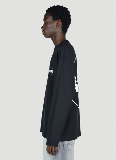 Boiler Room Logo Long Sleeve T-Shirt Black bor0153002