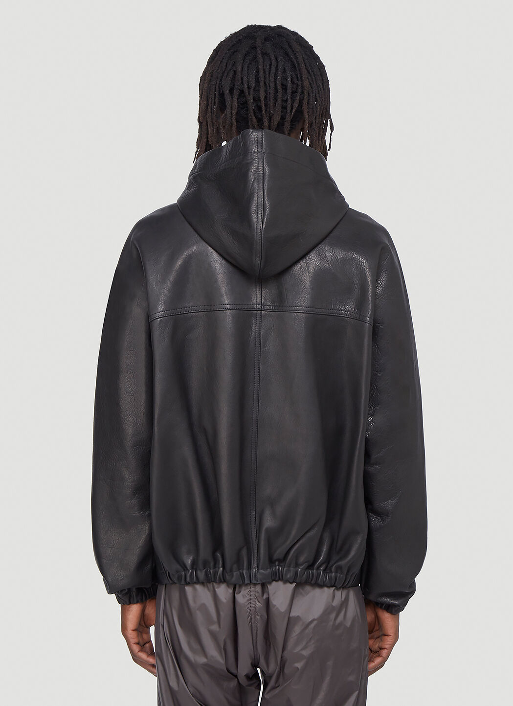 Rick Owens Leather Windbreaker Jacket | LN-CC