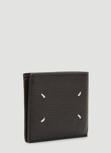 Maison Margiela Textured Bi-fold Wallet Black mla0139030