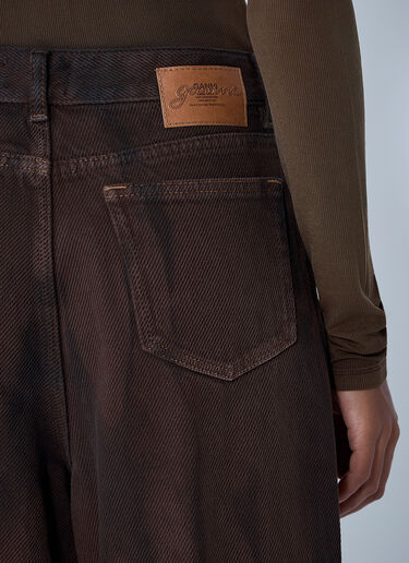 Five-Pocket Jeans GANNI Five-Pocket Jeans Brown gan0261007