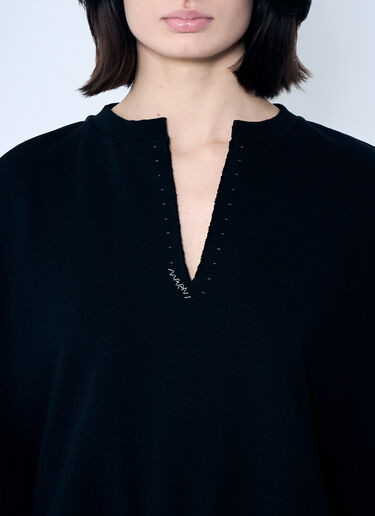 Marni Topstitch Sweatshirt Black mni0259003