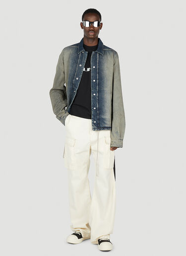 Faded Denim Jacket Rick Owens DRKSHDW Faded Denim Jacket Navy drk0152003