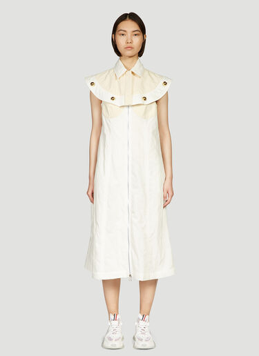 2 MONCLER 1952 Detachable-Panel Dress White mge0240005