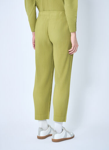 Homme Plissé Issey Miyake Straight Pleated Pants Green hmp0159002