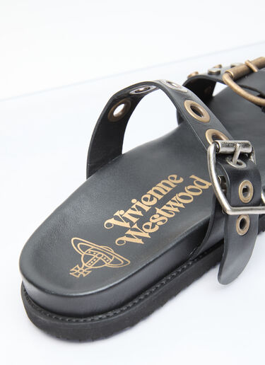 Vivienne Westwood Alex 铆钉凉鞋 黑色 vvw0156012