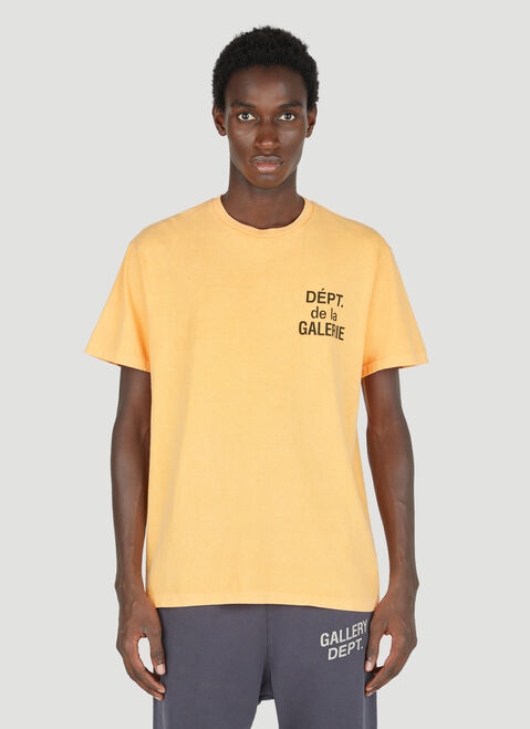 Gallery Dept. French Logo Print T-Shirt White gdp0152009