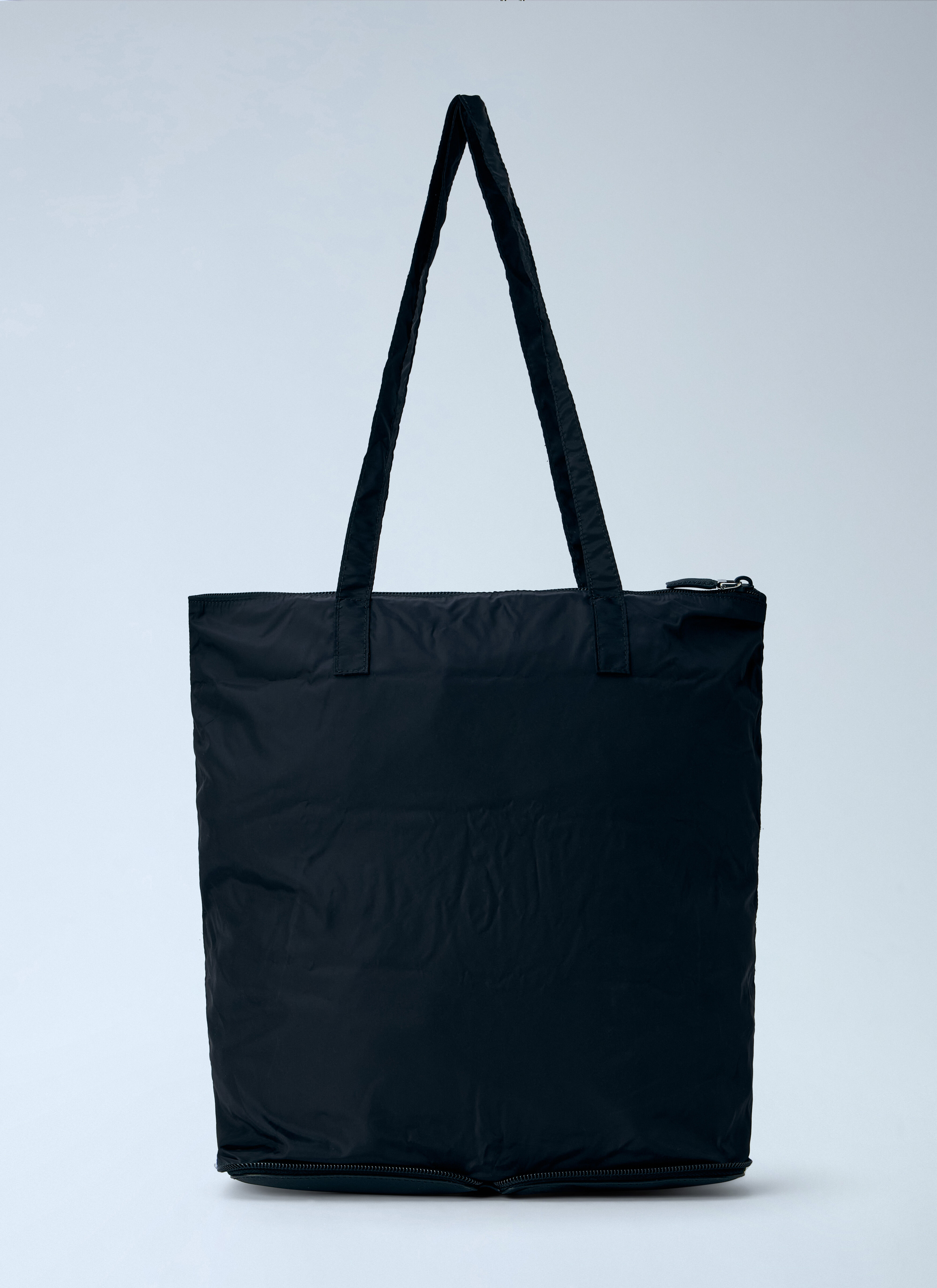 Prada Women's' Saffiano Leather Pendant with Re-Nylon Tote Bag in