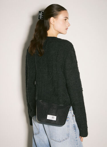 MM6 Maison Margiela 数字尼龙单肩包 黑色 mmm0257015
