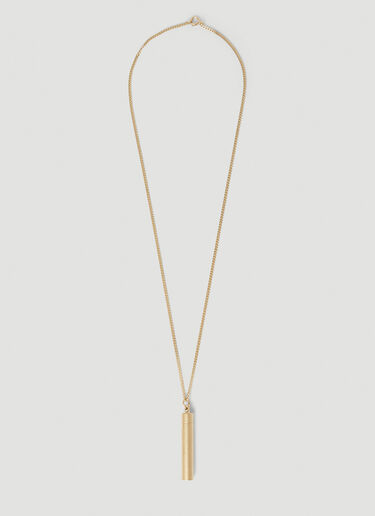 Vetements Powder Necklace Gold vet0154024