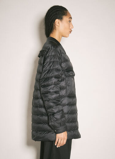 Moncler x Rick Owens Collarless Down Jacket Black mcs0358010