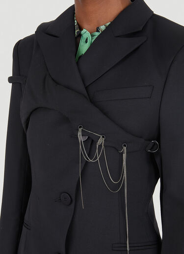 Ottolinger Fitted Harness Blazer Black ott0246008