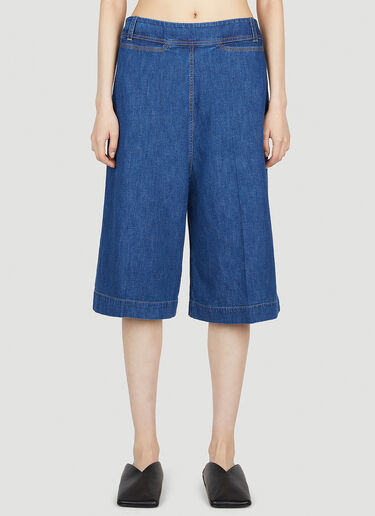 Studio Nicholson Denim Bermudas Blue stn0252008