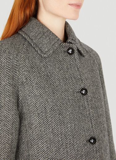 Reversible Chevron GG Coat Gucci Reversible Chevron GG Coat Grey guc0251047