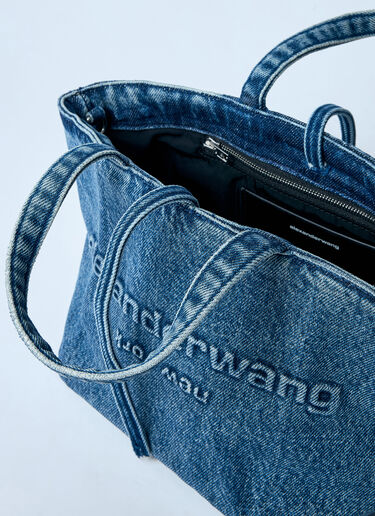 Alexander Wang 小号 Punch 牛仔托特包 蓝色 awg0259047