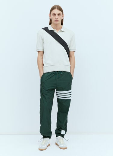 Thom Browne Four-Bar Track Pants Green thb0154002