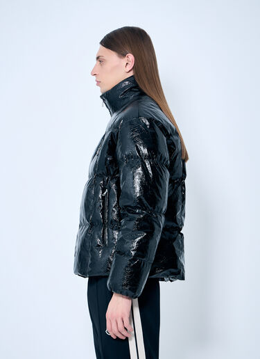 8 Moncler Palm Angels Simoom Short Down Jacket Black mpa0359003