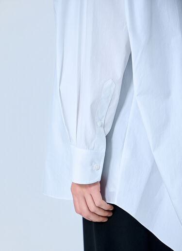 The Row Luka Cotton Shirt White row0264102