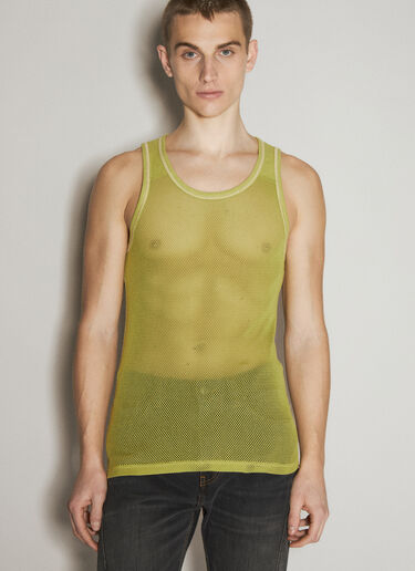 Honey Fucking Dijon x Acne Studios Mesh Tank Top Green hdj0154008