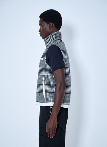 LN-CC® - Moncler: Gienah Reversible Wool Blend Down Gilet - White Moncler Gienah Reversible Wool Blend Down Gilet White mon0165007