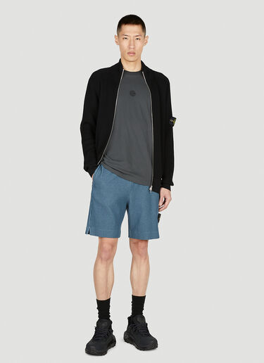 Stone Island 컴퍼스 자수 티셔츠 그레이 sto0152072