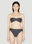 Saint Laurent Hardi Bandeau Bikini Top Grey sla0251039