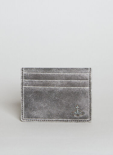 Vivienne Westwood Distressed Cardholder Grey vvw0155019