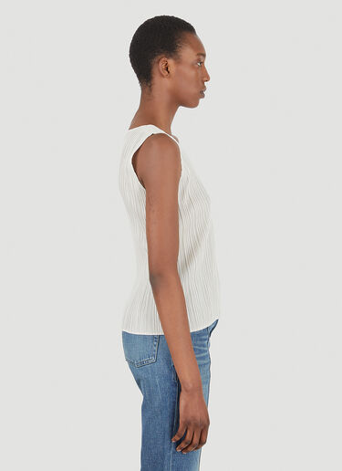 Pleats Please Issey Miyake Scoop Neck Top Grey plp0246018