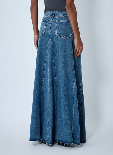 OUR LEGACY Rebel Skirt Blue our0262005